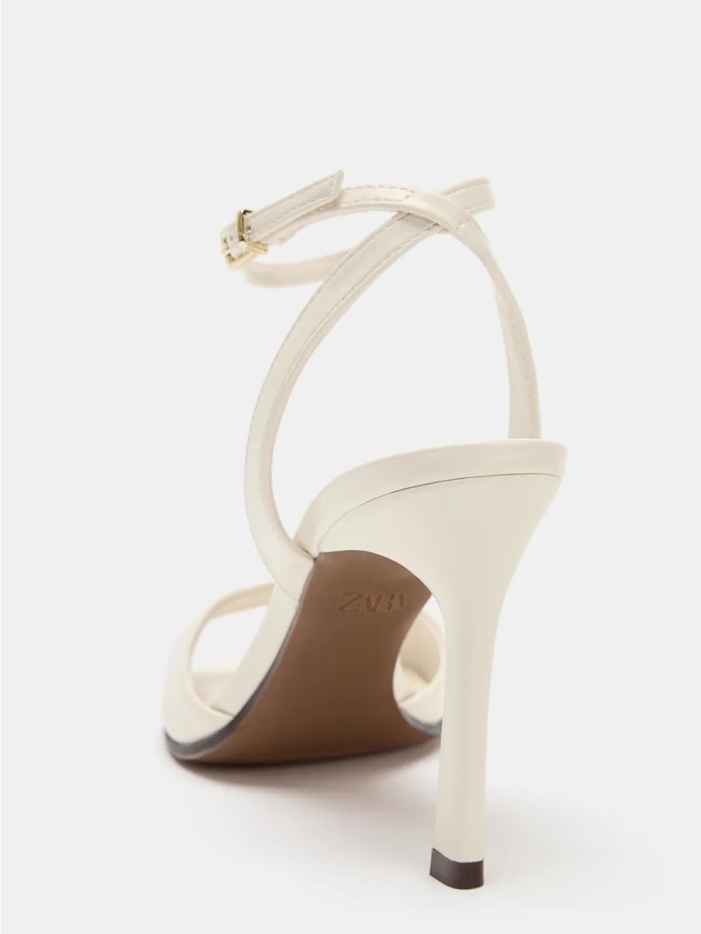 IN STORES NOW ZARA Heels wedding Homecoming White Size 40 US 9 - Picture 5 of 5